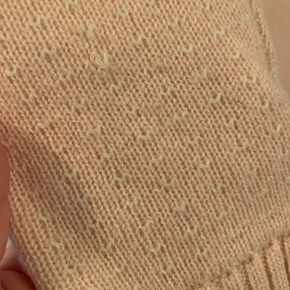 Lululemon Yogi Crew Neck Sweater Baby Pink Hearts - Picture 6 of 7